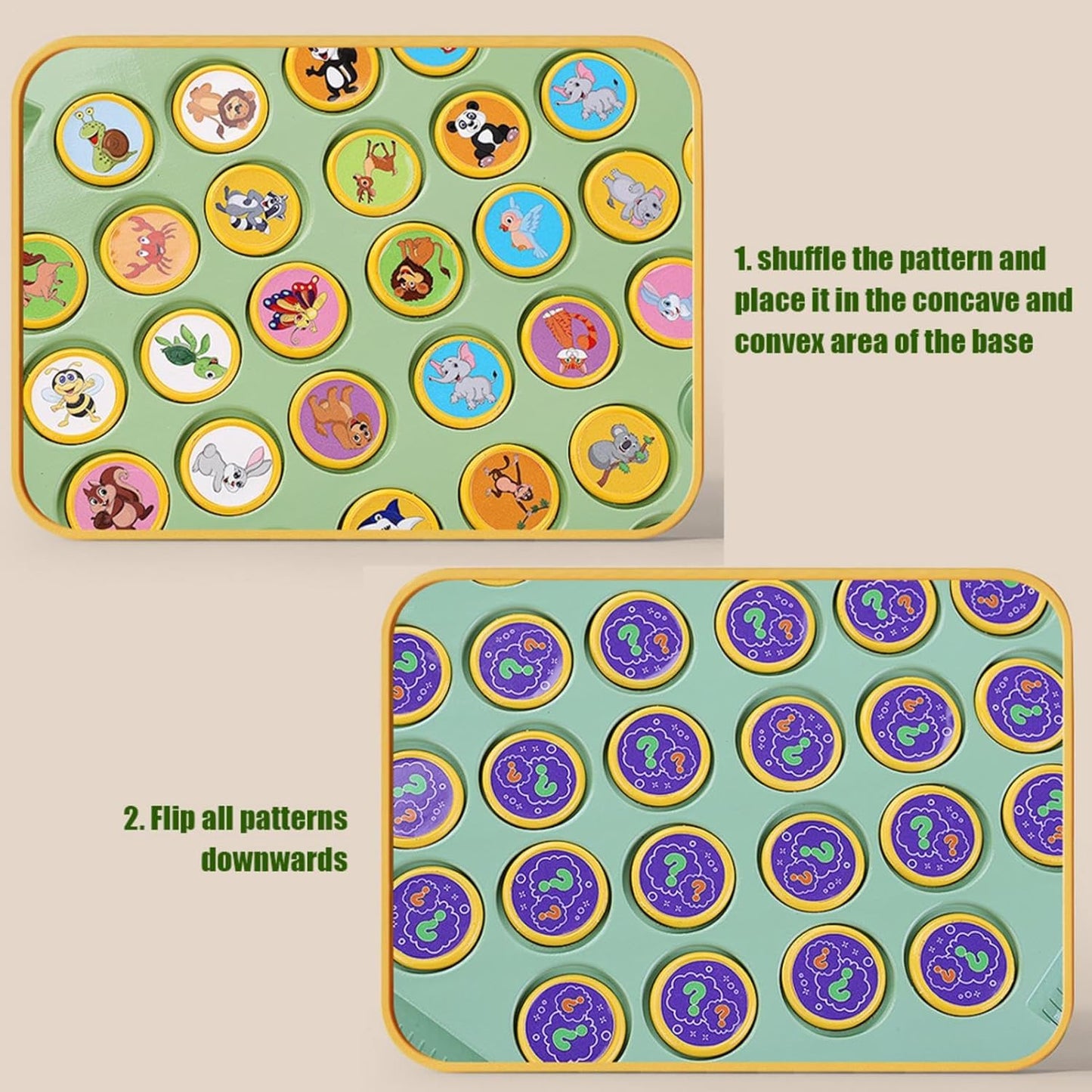 Animal Bingo Educational Travel Game