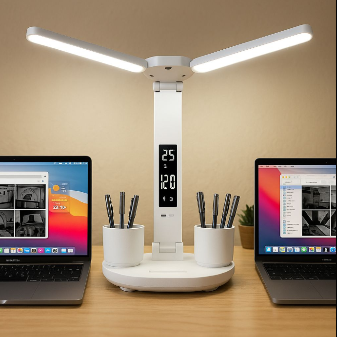 LED Desk Lamp with Pen Holder