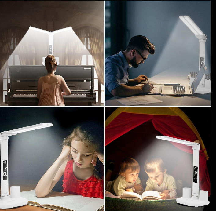 LED Desk Lamp with Pen Holder