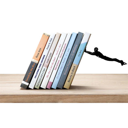 Superhero Bookend Figurines – Stylish Metal Bookshelf